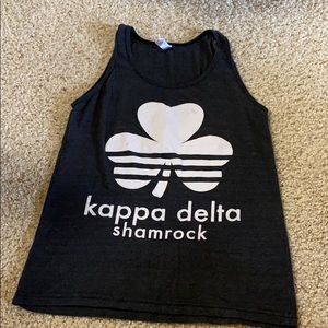 Kappa delta sorority tank top